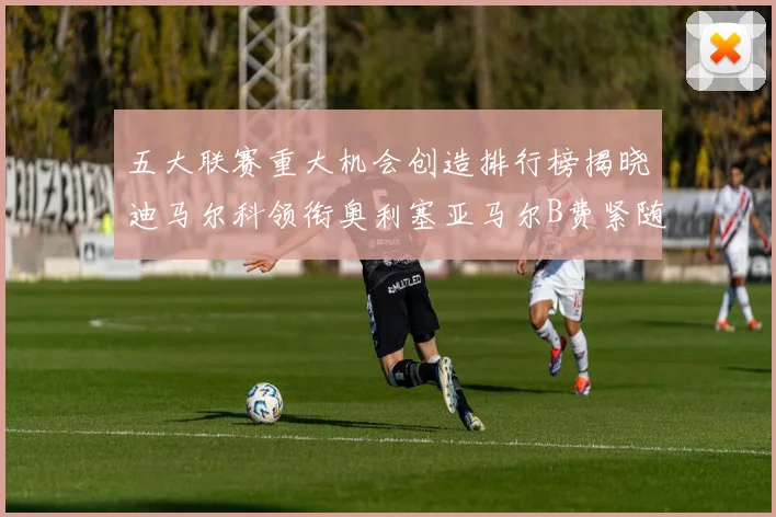五大联赛重大机会创造排行榜揭晓迪马尔科领衔奥利塞亚马尔B费紧随其后